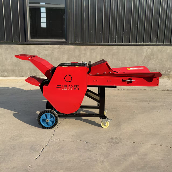 9ZR-Model 5.8 Dual-Outlet Chaff Cutter & Kneader (3 Press Rolls)